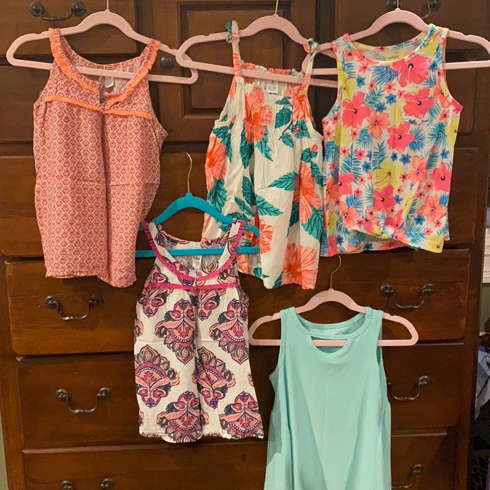 5 tank tops—-carter/wonder nation